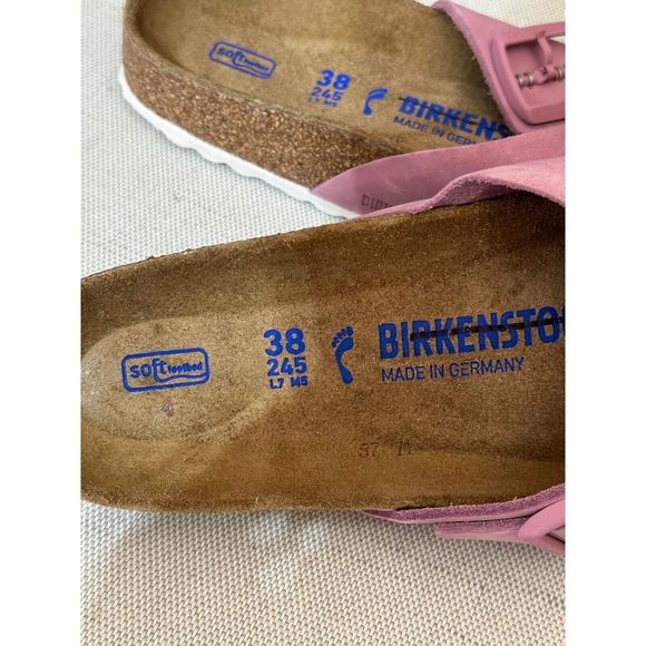 New Birkenstock Soft Footbed Siena Orchid Womens Narrow EU 38 US7 - Picture 7 of 7